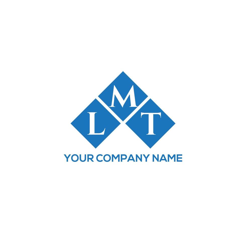 lmt lettera logo design su sfondo bianco. lmt creative iniziali lettera logo concept. disegno della lettera lmt. vettore