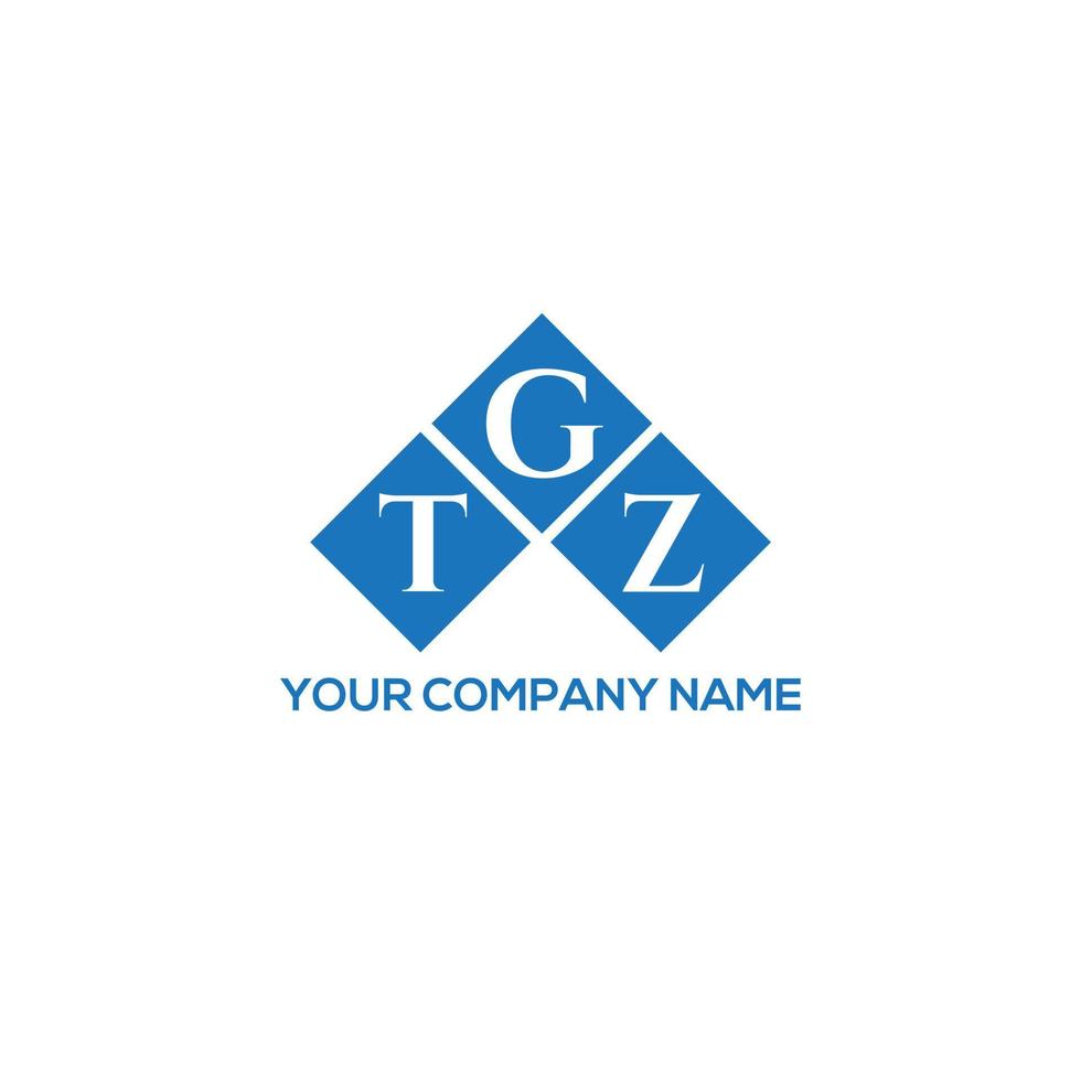 tgz lettera logo design su sfondo bianco. tgz creative iniziali lettera logo concept. disegno della lettera tgz. vettore