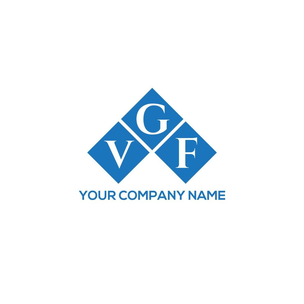 vgf lettera logo design su sfondo bianco. vgf creative iniziali lettera logo concept. disegno della lettera vgf. vettore