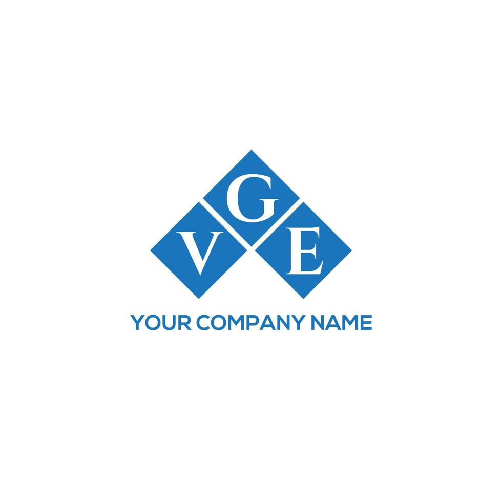 vge lettera design.vge lettera logo design su sfondo bianco. vge creative iniziali lettera logo concept. vge lettera design.vge lettera logo design su sfondo bianco. v vettore