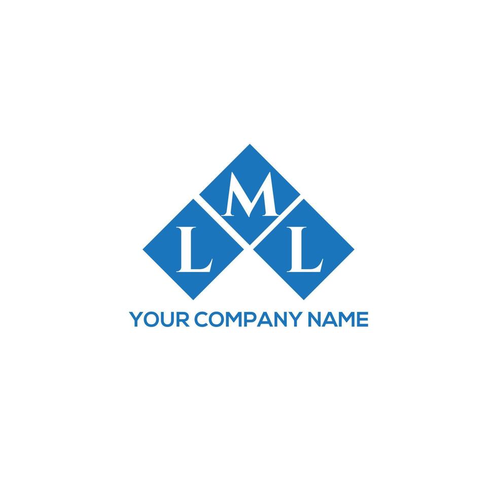 lml lettera logo design su sfondo bianco. lml creative iniziali lettera logo concept. disegno della lettera lml. vettore