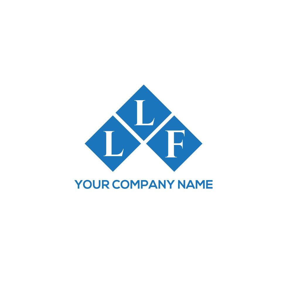 llf lettera logo design su sfondo bianco. llf creative iniziali lettera logo concept. llf disegno della lettera. vettore