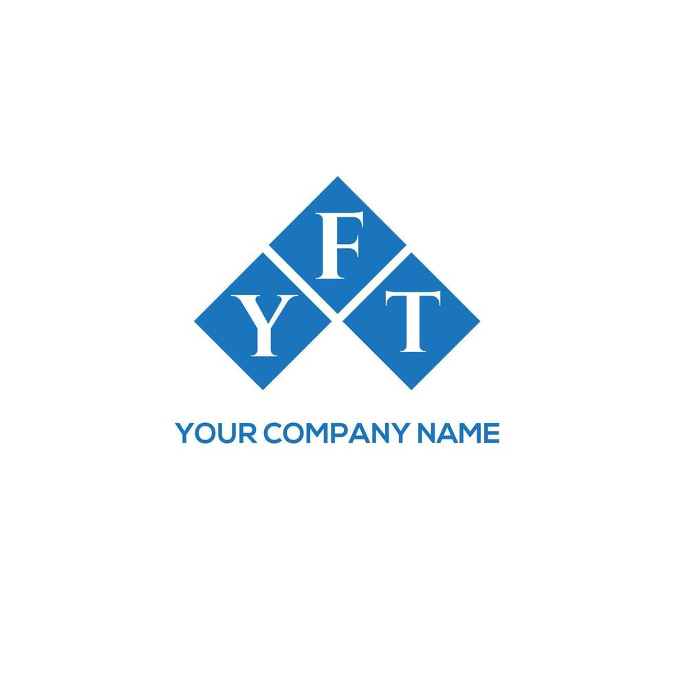 fyt lettera logo design su sfondo bianco. fyt creative iniziali lettera logo concept. disegno della lettera fyt. vettore