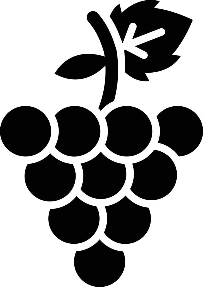 illustrazione del design dell'icona di vettore dell'uva