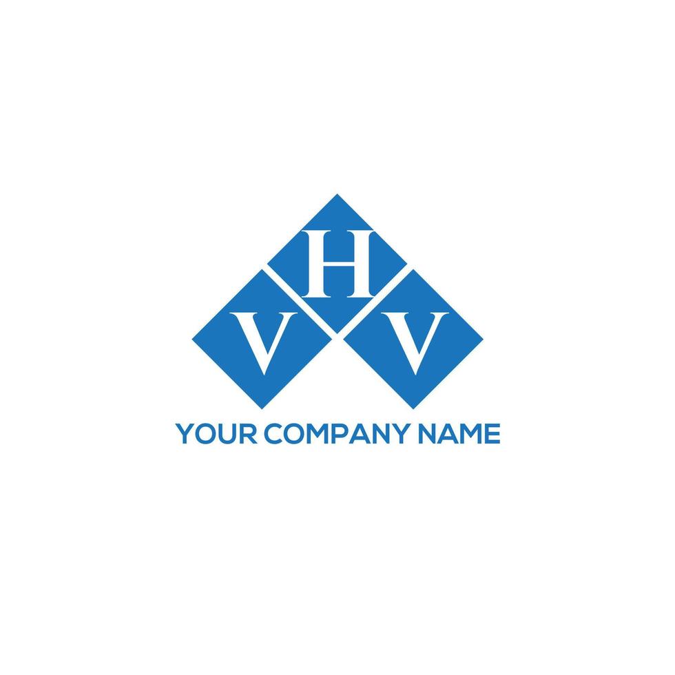 vhv lettera logo design su sfondo bianco. vhv creative iniziali lettera logo concept. disegno della lettera vhv. vettore