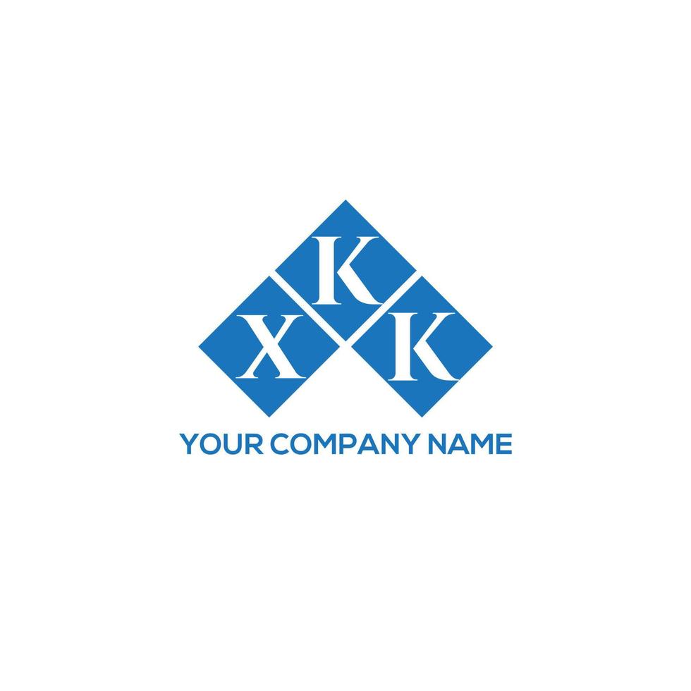 xkk lettera design.xkk lettera logo design su sfondo bianco. xkk creative iniziali lettera logo concept. xkk lettera design.xkk lettera logo design su sfondo bianco. X vettore