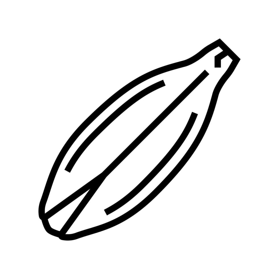 illustrazione vettoriale dell'icona della linea di semi d'orzo