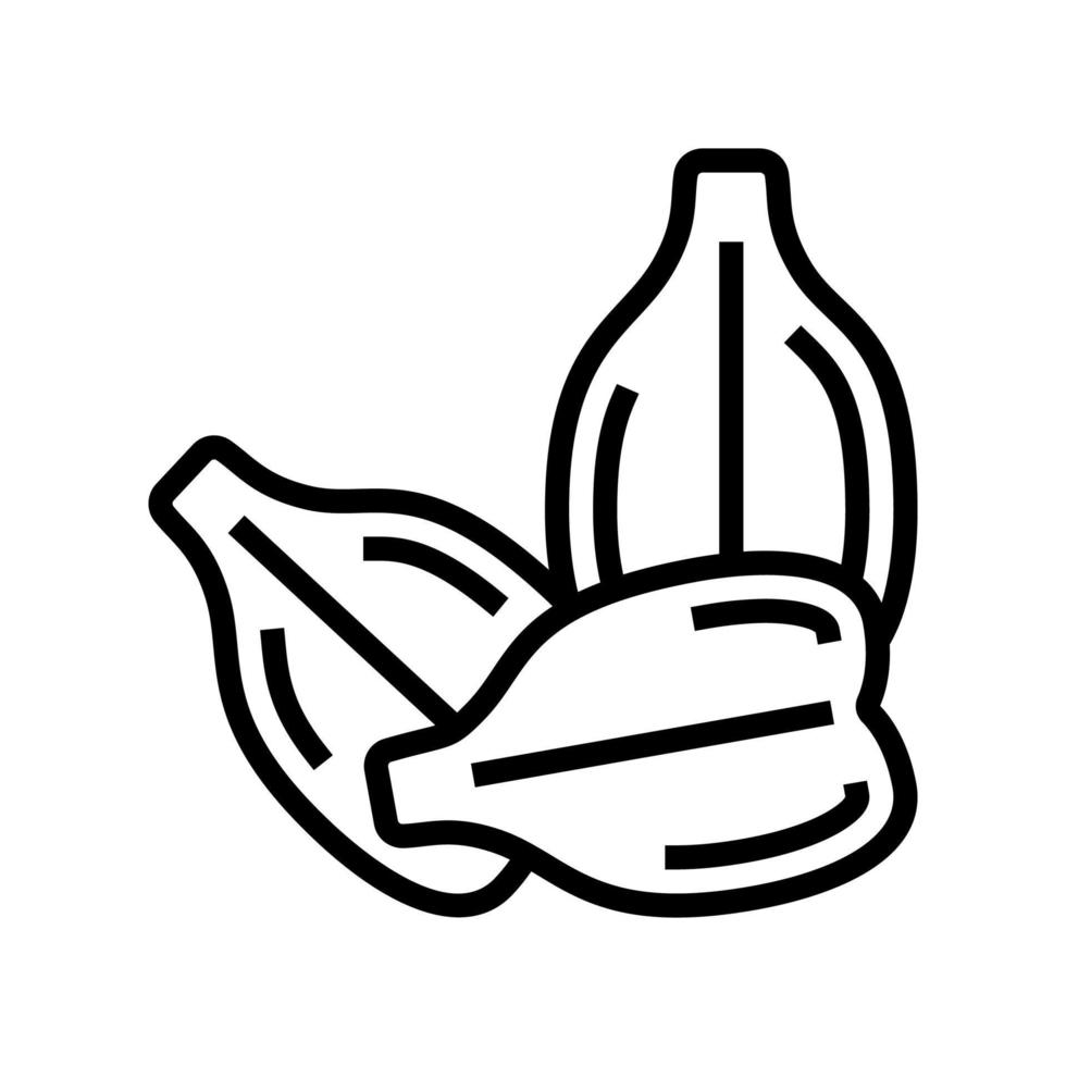 illustrazione vettoriale dell'icona della linea di semi d'uva