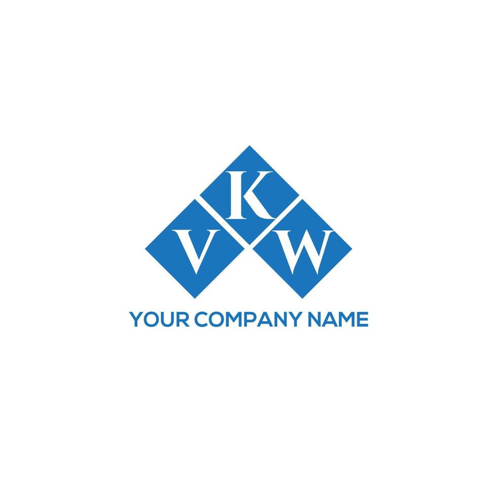vkw lettera design.vkw lettera logo design su sfondo bianco. vkw creative iniziali lettera logo concept. vkw lettera design.vkw lettera logo design su sfondo bianco. v vettore
