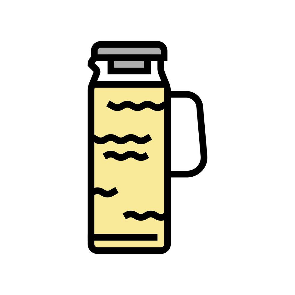 illustrazione vettoriale dell'icona del colore della brocca del tè freddo