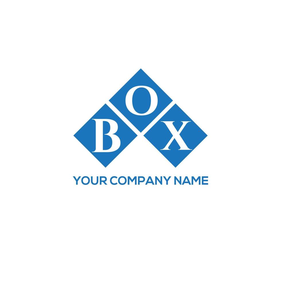 design del logo della casella lettera su sfondo bianco. scatola creativa iniziali lettera logo concept. disegno della lettera scatolata. vettore