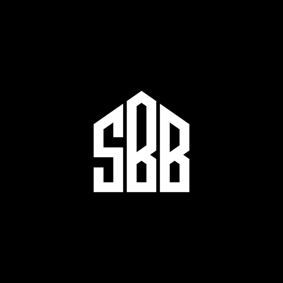 sbb lettera design.sbb lettera logo design su sfondo nero. sbb creative iniziali lettera logo concept. sbb lettera design.sbb lettera logo design su sfondo nero. S vettore