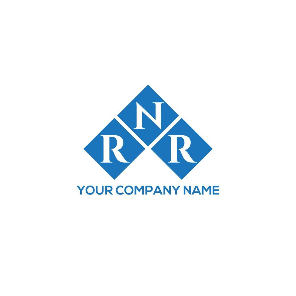 rnr lettera logo design su sfondo bianco. rnr creative iniziali lettera logo concept. design della lettera rnr. vettore