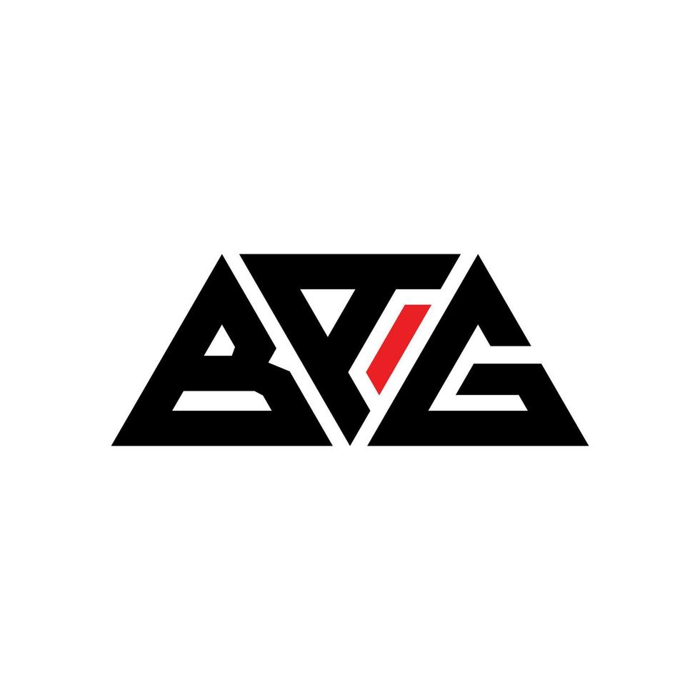 design del logo della lettera del triangolo della borsa con forma triangolare. monogramma di design del logo del triangolo della borsa. modello di logo vettoriale triangolo borsa con colore rosso. borsa logo triangolare logo semplice, elegante e lussuoso. Borsa