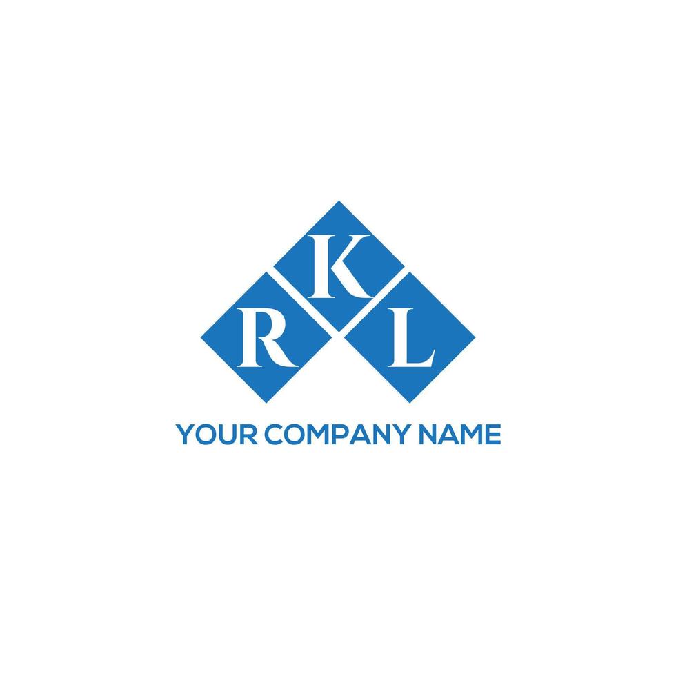 rkl lettera design.rkl lettera logo design su sfondo bianco. rkl creative iniziali lettera logo concept. rkl lettera design.rkl lettera logo design su sfondo bianco. r vettore