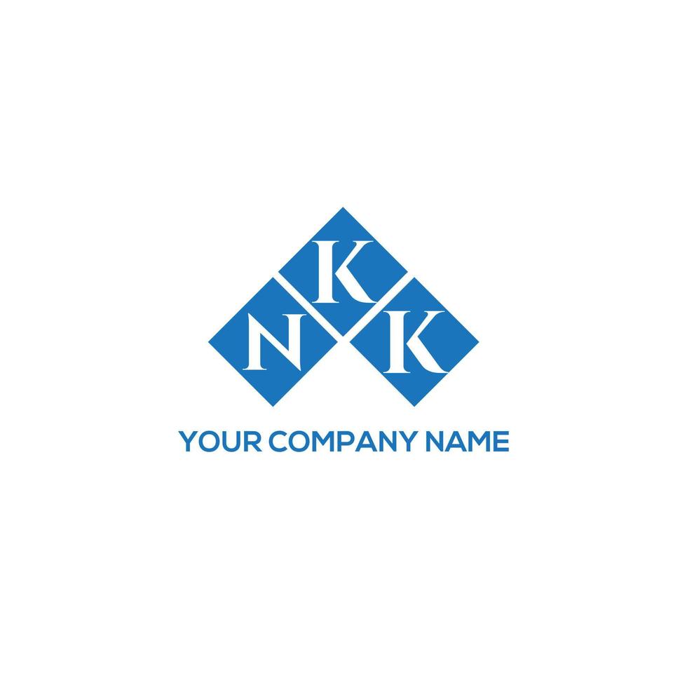 nkk lettera logo design su sfondo bianco. nkk creative iniziali lettera logo concept. disegno della lettera nkk. vettore