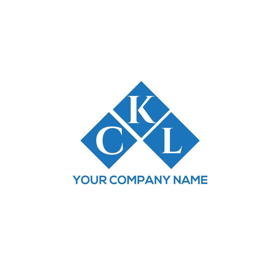 ckl lettera logo design su sfondo bianco. ckl creative iniziali lettera logo concept. disegno della lettera cl. vettore