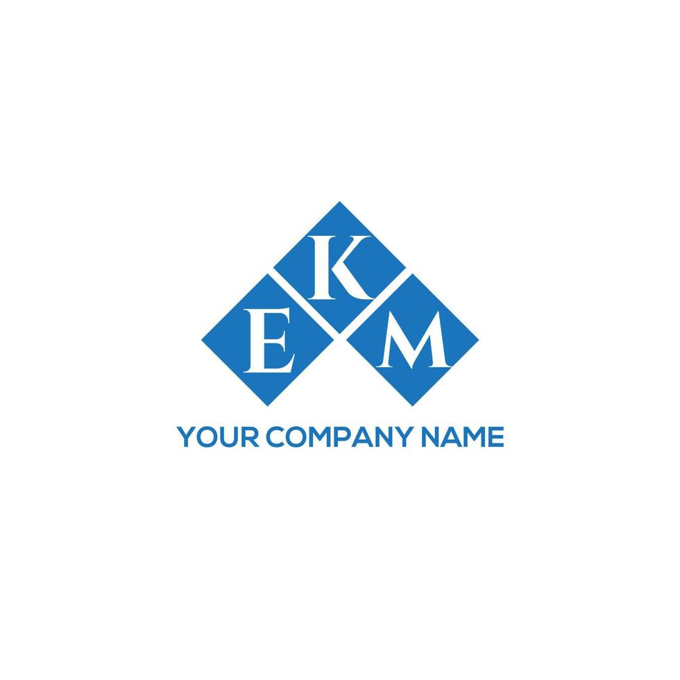 ekm lettera logo design su sfondo bianco. ekm creative iniziali lettera logo concept. ekm lettera design.ekm lettera logo design su sfondo bianco. e vettore