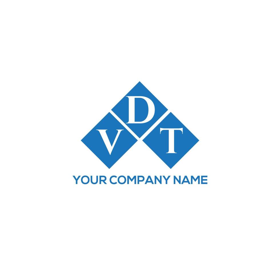 vdt lettera logo design su sfondo bianco. vdt creative iniziali lettera logo concept. disegno della lettera vdt. vettore