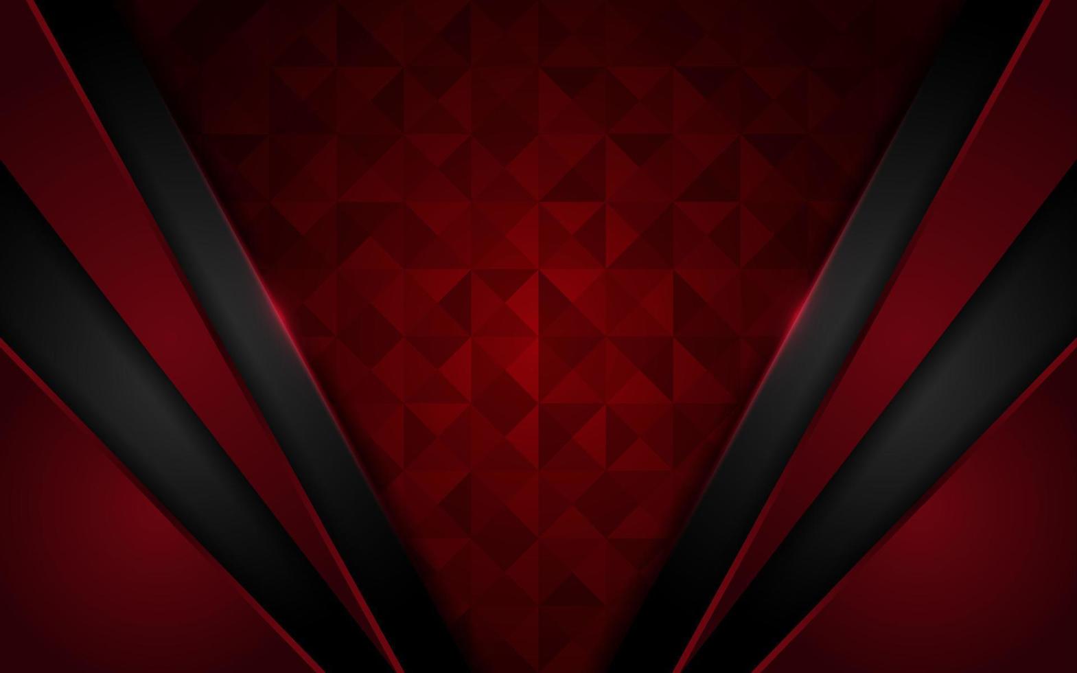 moderno sfondo rosso scuro con design a strati sovrapposti a effetto texture vettore