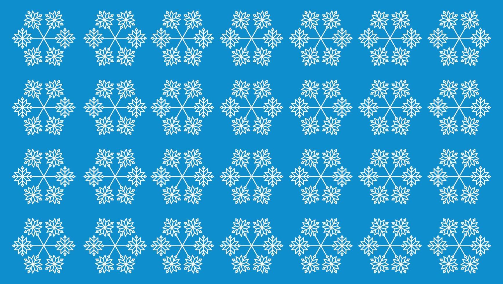 modello senza cuciture con fiocchi di neve. illustrazione vettoriale