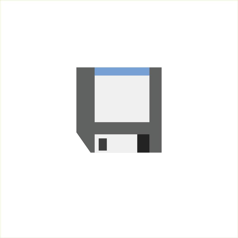 archiviazione dell'illustratore vettoriale su floppy disk