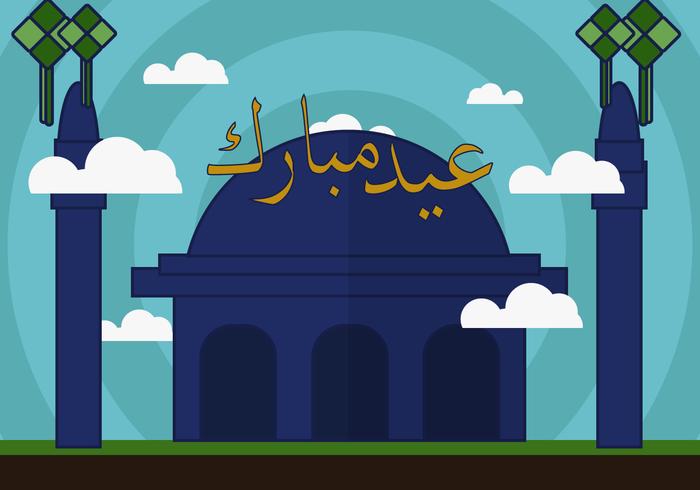 eid mubarak free vector