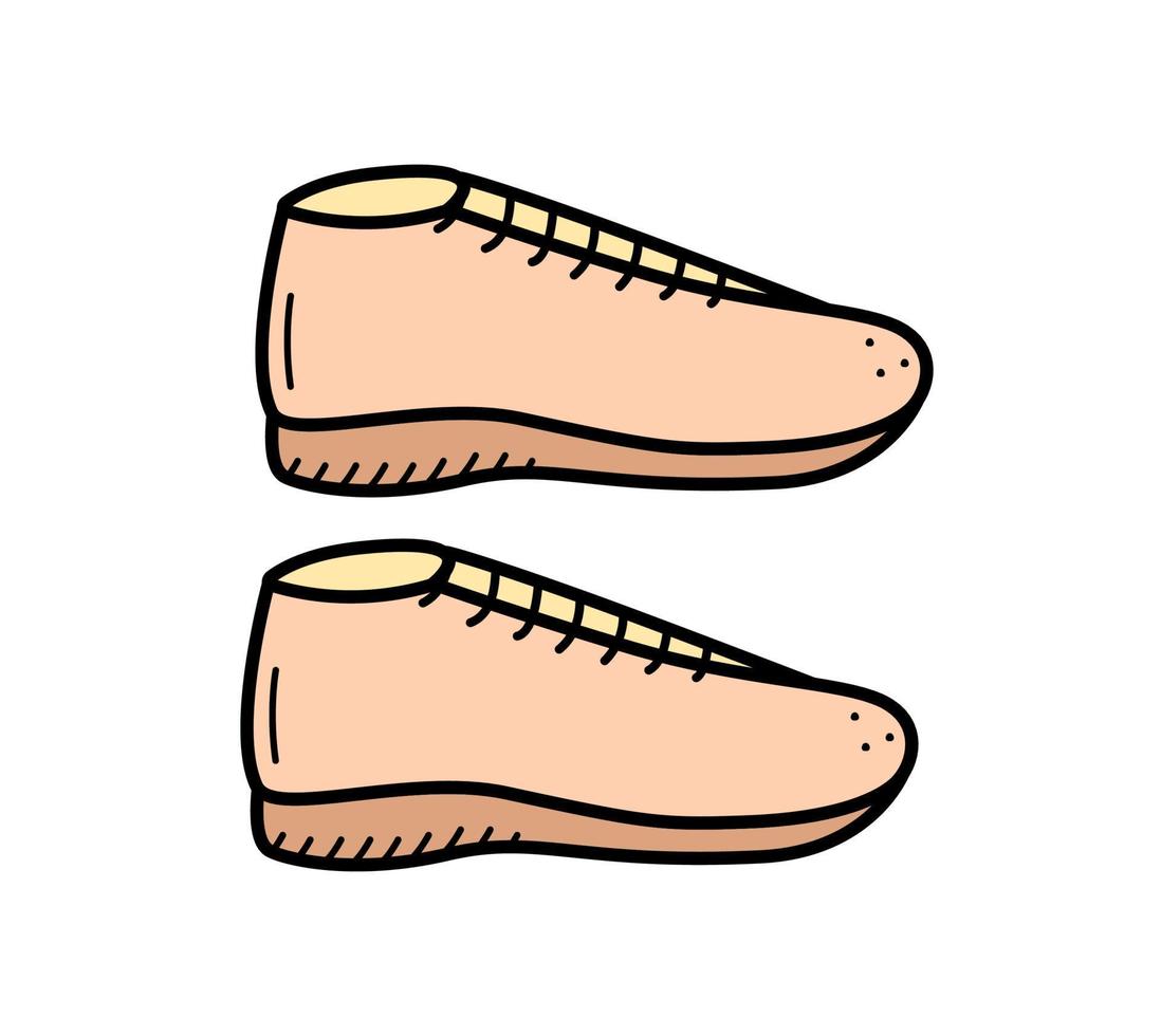 scarpe sportive o da strada. illustrazione vettoriale di sfondo scarpe da ginnastica