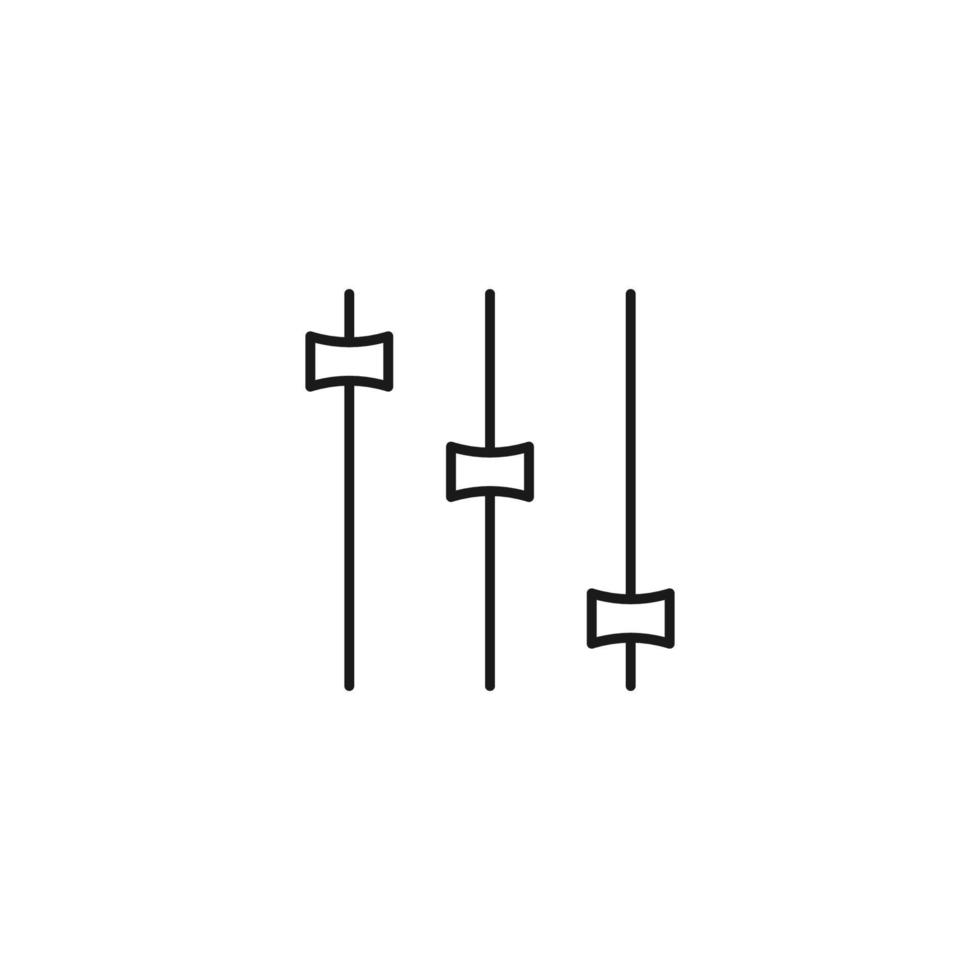 impostazione o concetto di ingegneria. segno di vettore disegnato con una linea sottile. tratto modificabile. perfetto per siti web, negozi, negozi. icona della linea vettoriale della soundbar