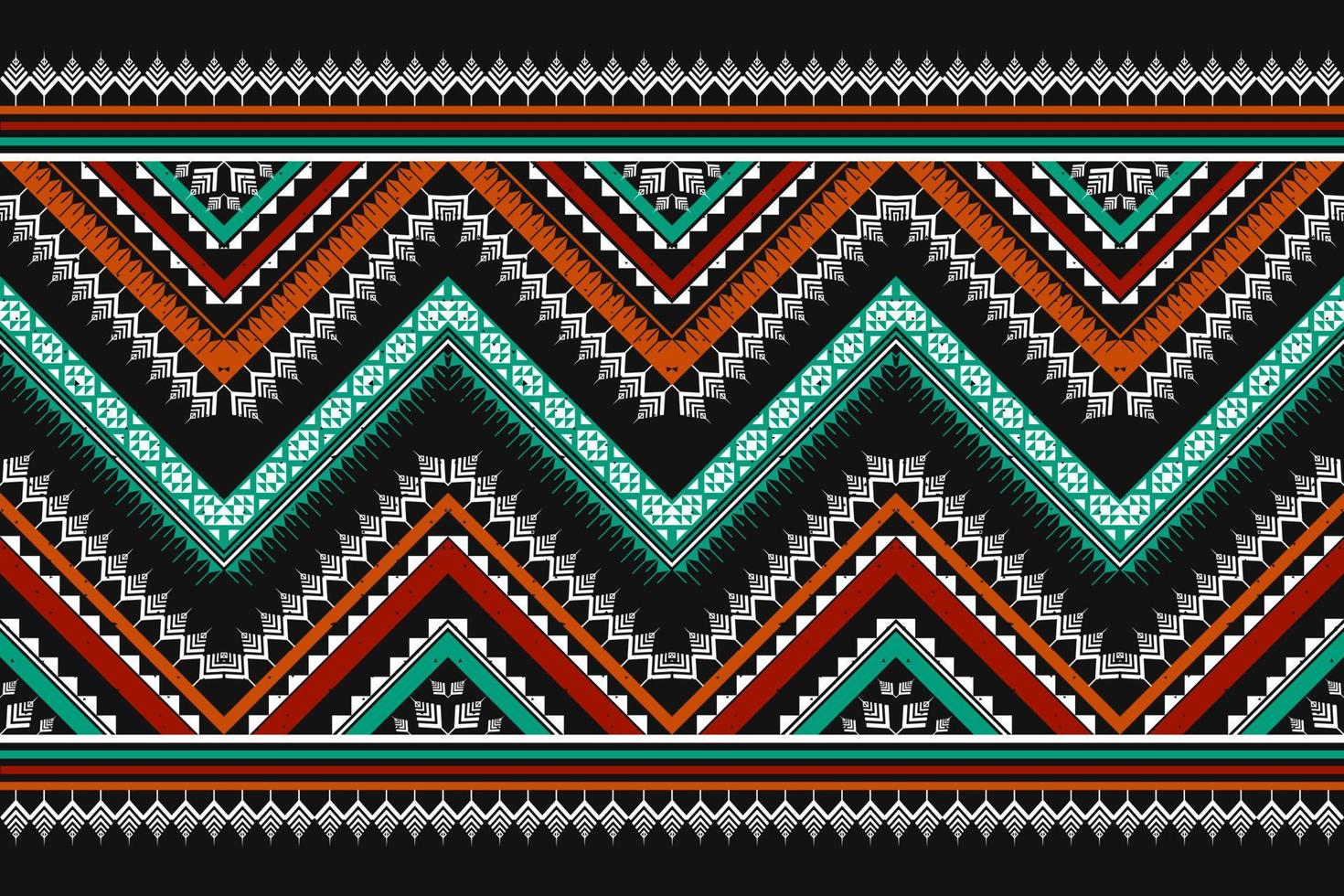 modello etnico azteco tradizionale. motivo geometrico in tribale. design per sfondo, carta da parati, illustrazione vettoriale, tessile, tessuto, abbigliamento, batik, moquette, ricamo. vettore