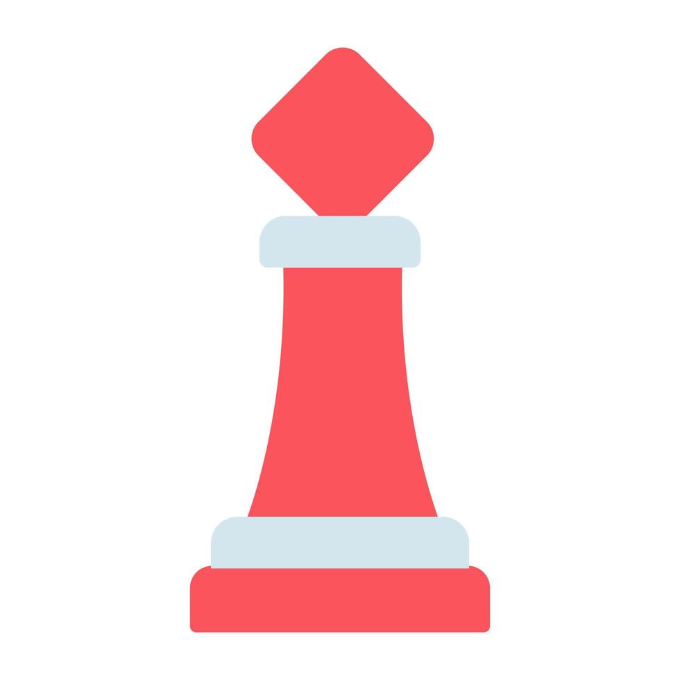un'icona di design del pezzo degli scacchi vettore