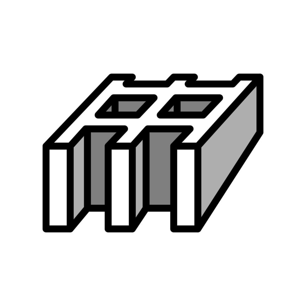 illustrazione vettoriale dell'icona del colore del metallo della griglia di sicurezza