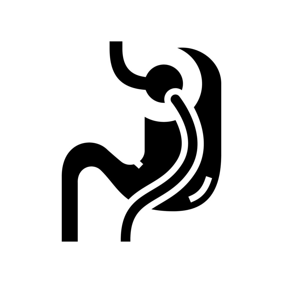 illustrazione vettoriale dell'icona della linea bariatrica di allacciatura