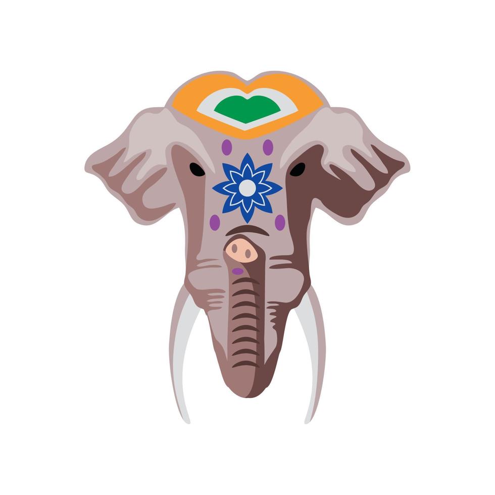 animale elefante indiano vettore