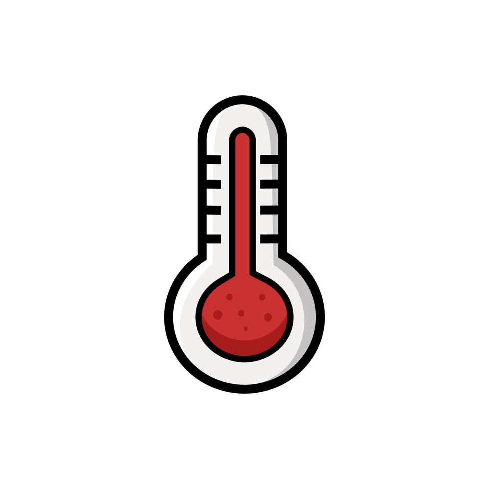 termometro icona disegno vettoriale