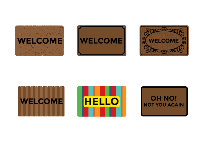 Welcome Mat Vector