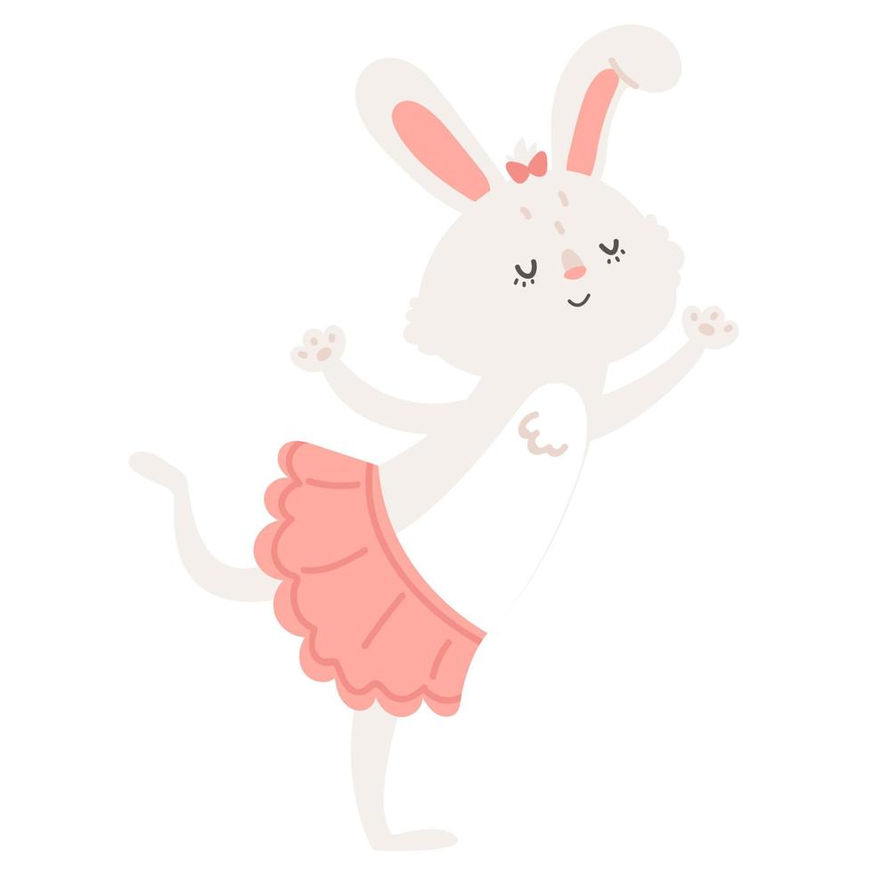 balletto di danza del coniglio vettore