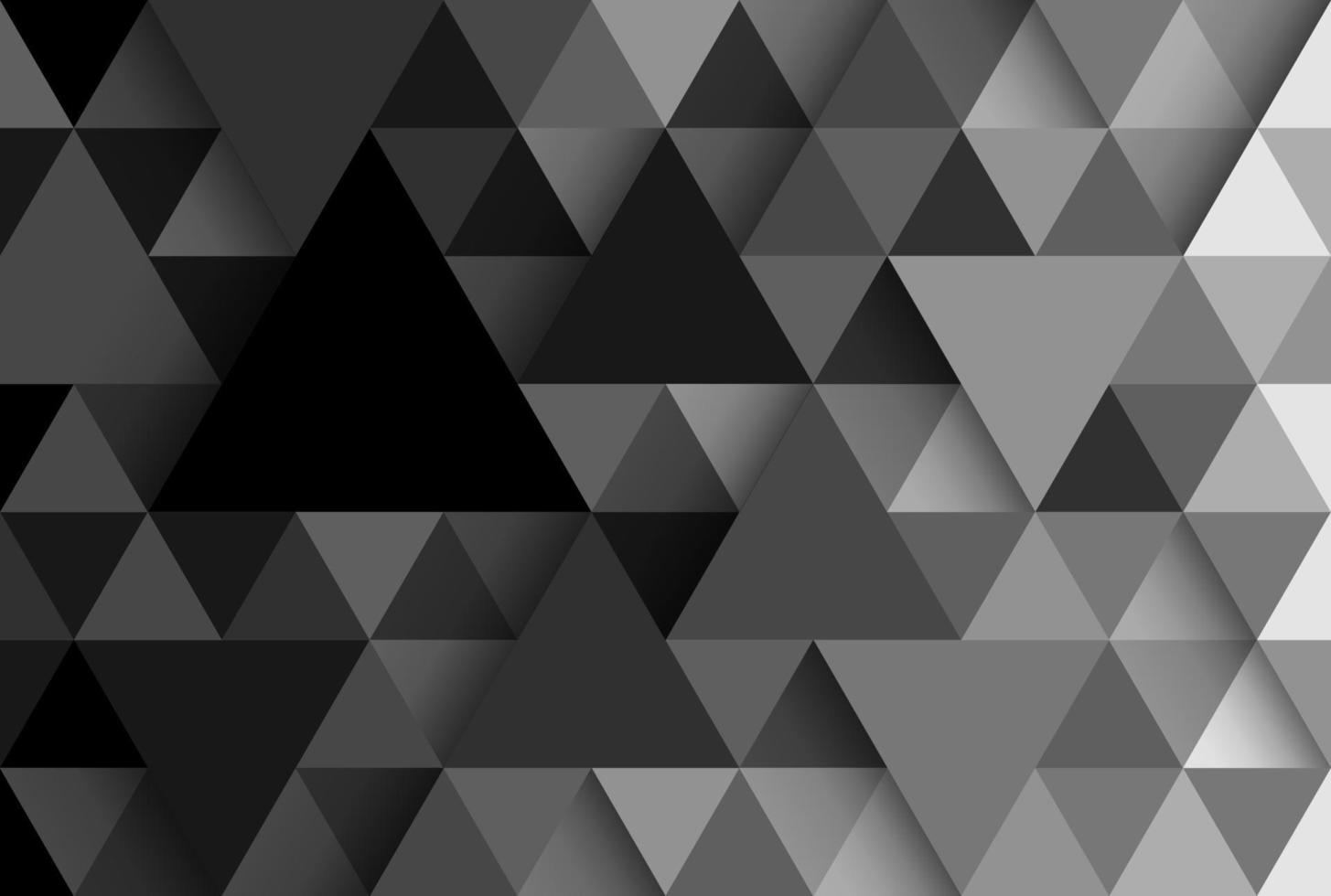 sfondo astratto modello nero bianco grigio forma triangolare vettore
