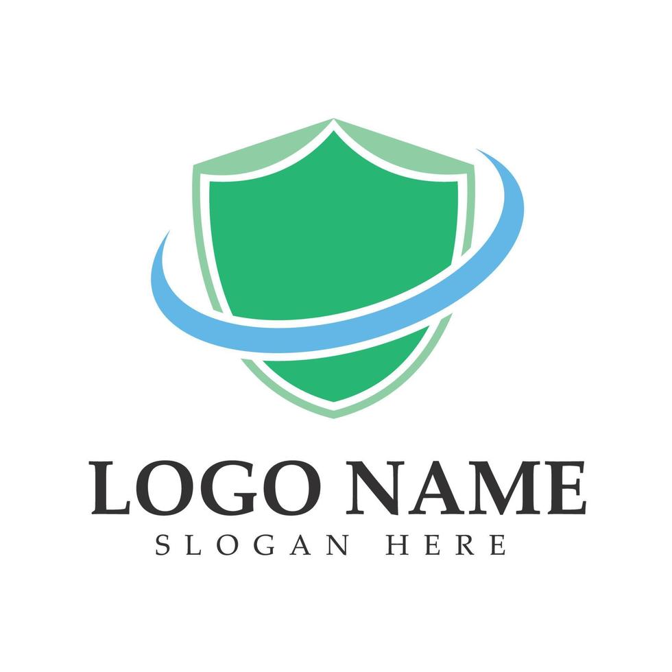 scudo e spada logo icona design template.guardian icon.security element. vettore