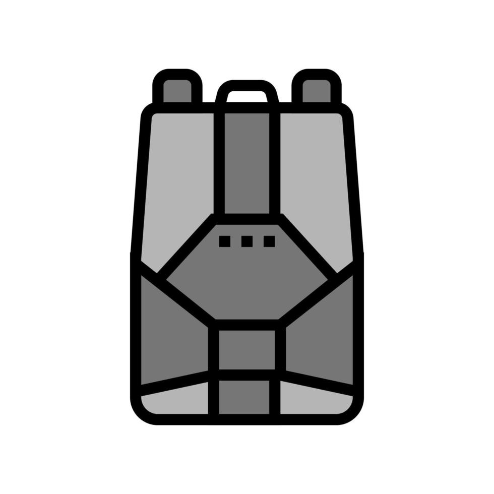 illustrazione vettoriale dell'icona del colore dello strumento paracadute