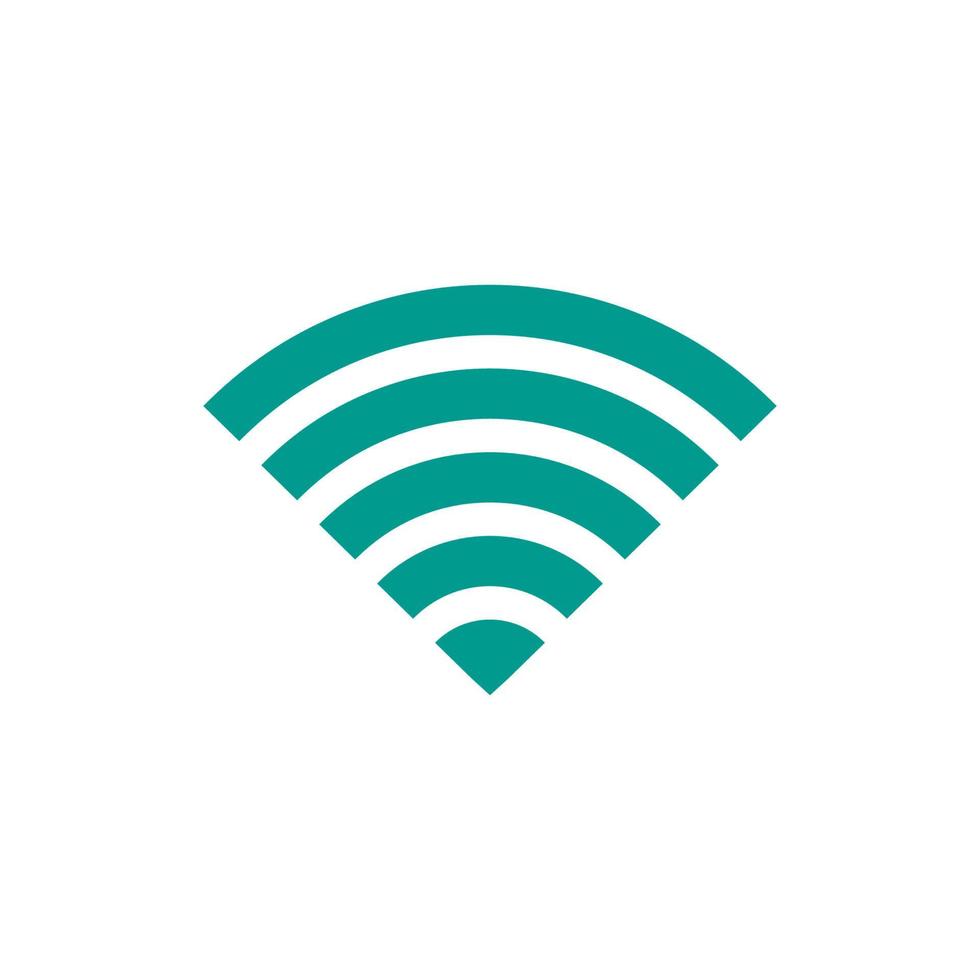 illustrazione vettoriale di semplice icona wifi.