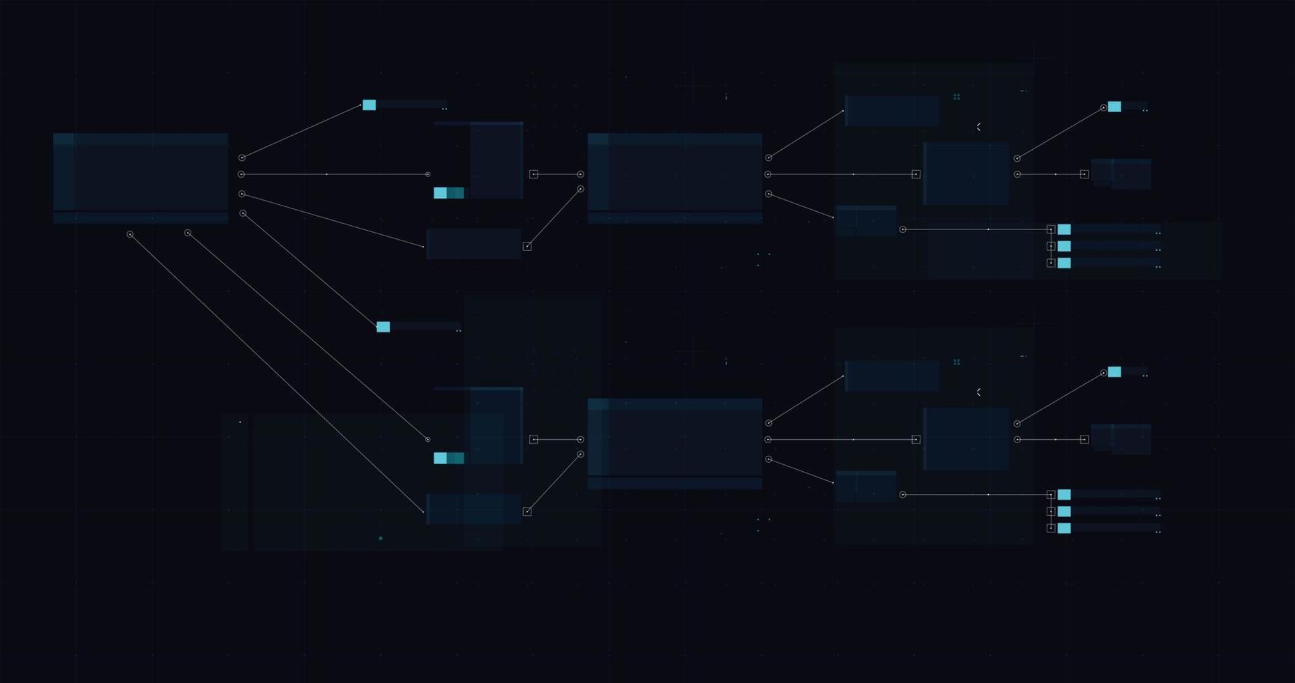 modello hud fui per widescreen senza testo, elementi di design futuristici. elementi di messa a fuoco dell'hud. disegno fantascientifico. collezione fui, mirino collimatore militare, set hud vettoriale