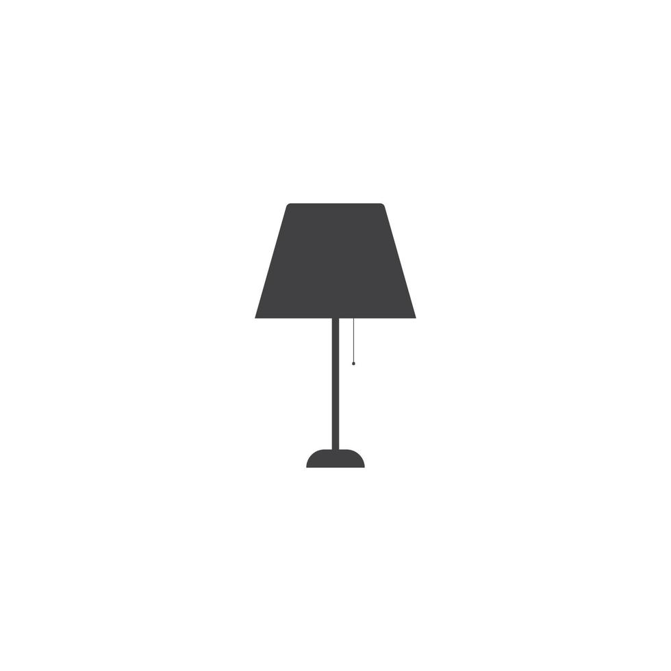 icona lampada da tavolo table vettore