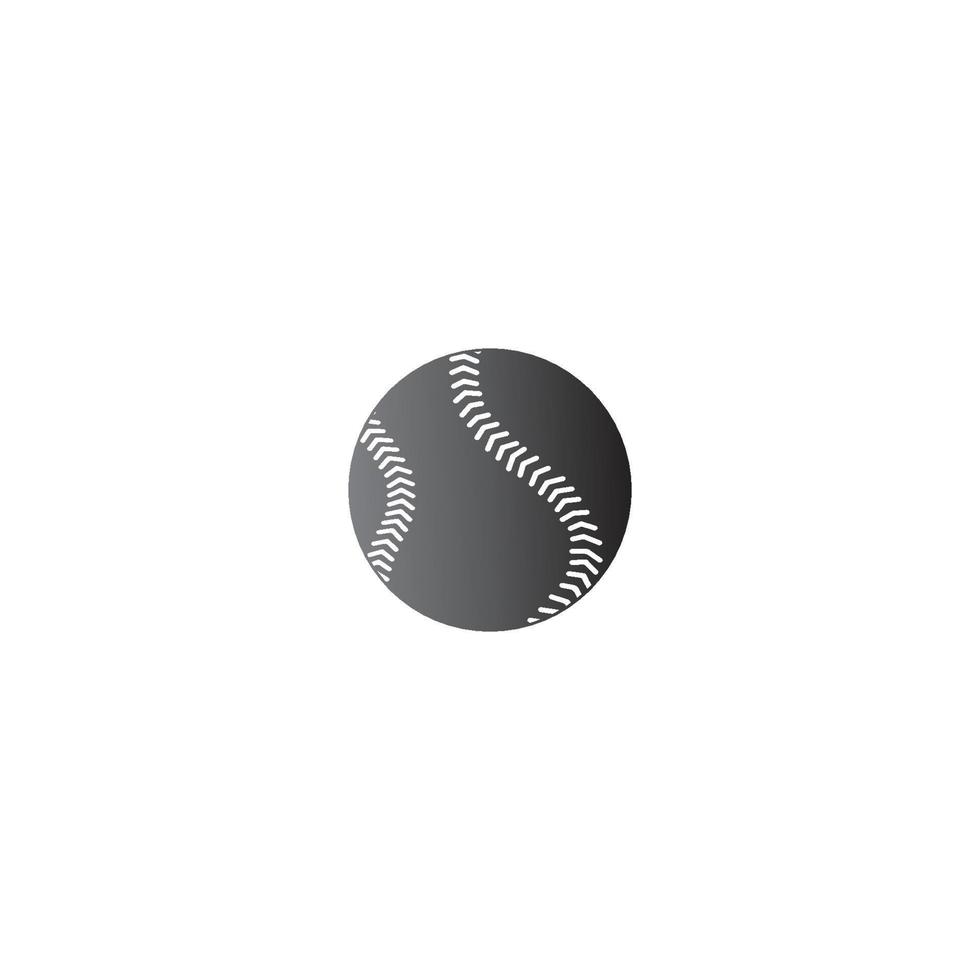 disegno del modello dell'illustrazione di vettore dell'icona di baseball