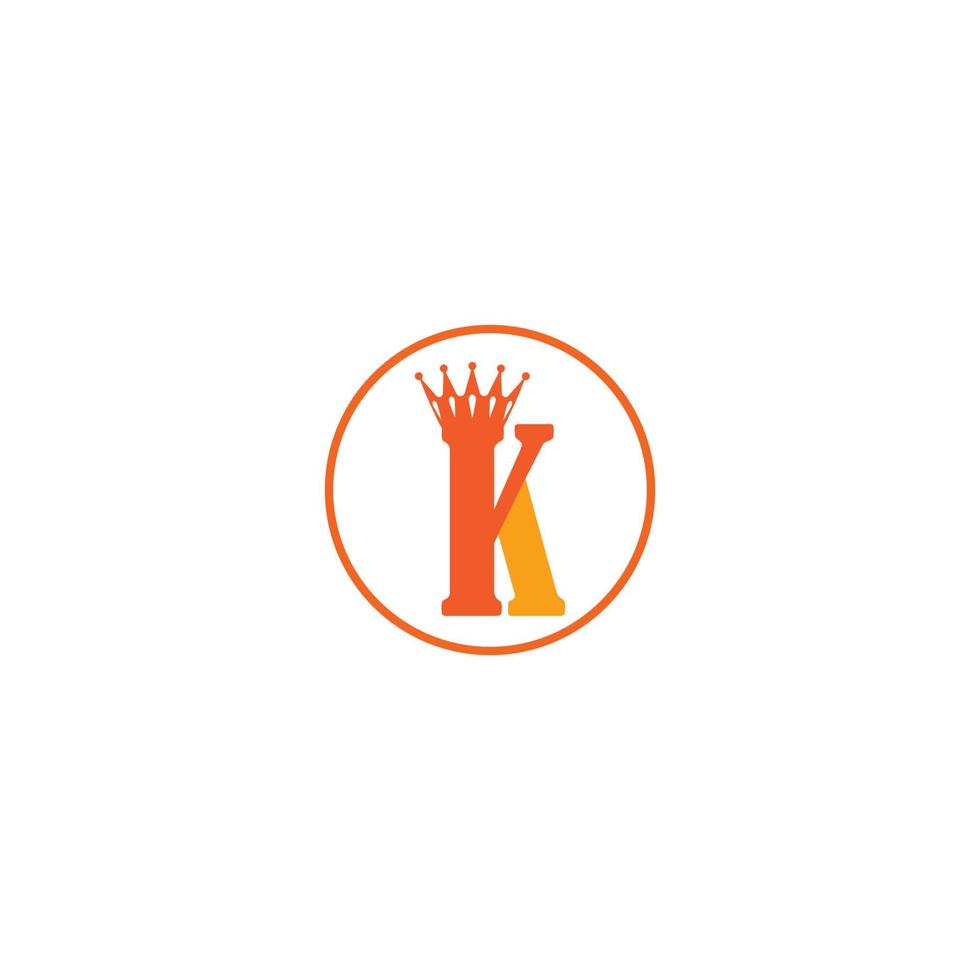 lettera k. logo vettore