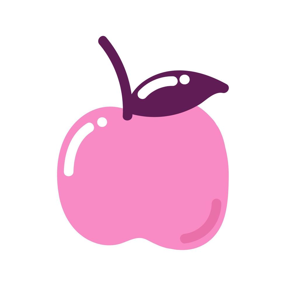 icona della mela isolata vettore