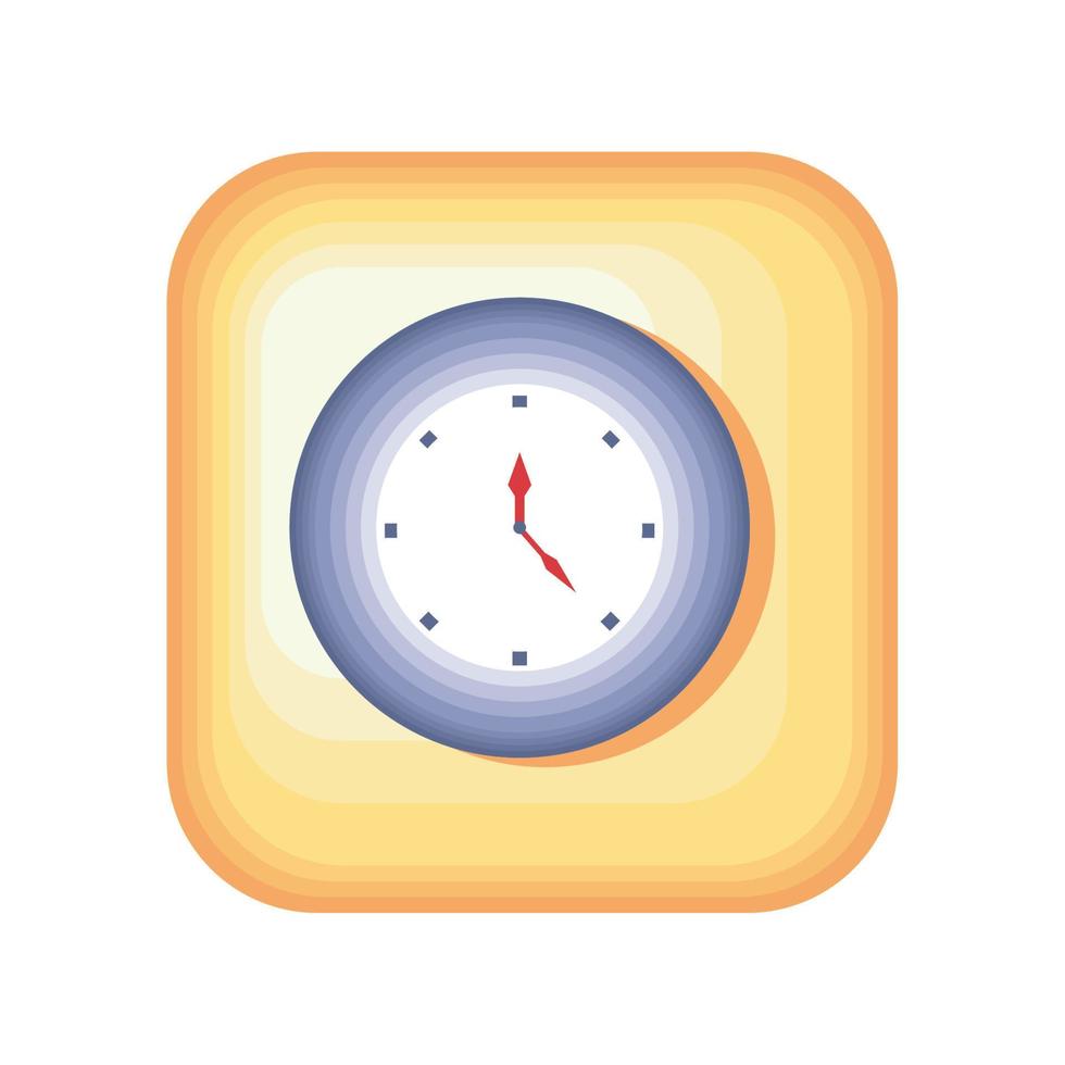 orologio mobile app vettore