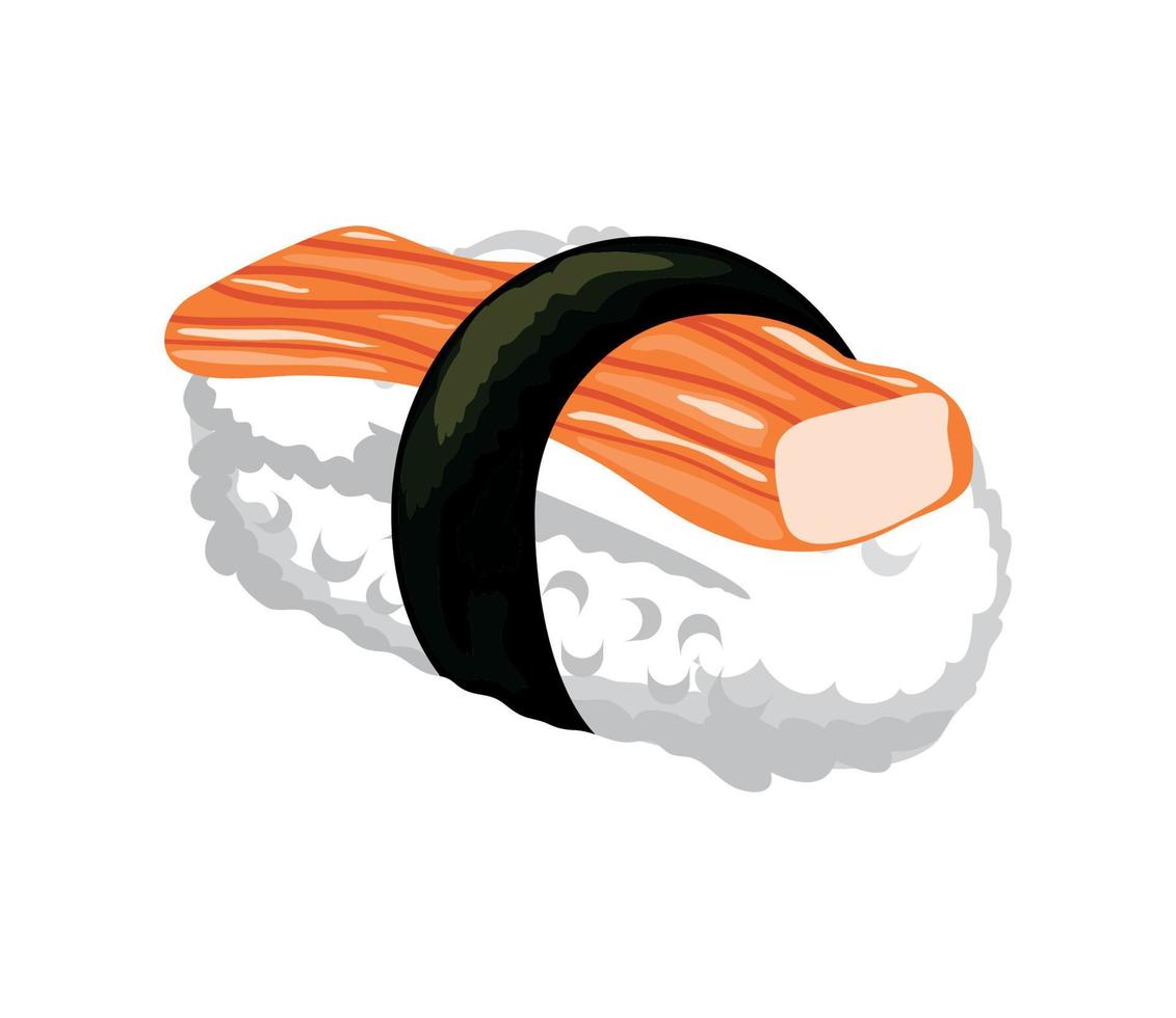 cibo tradizionale sushi vettore