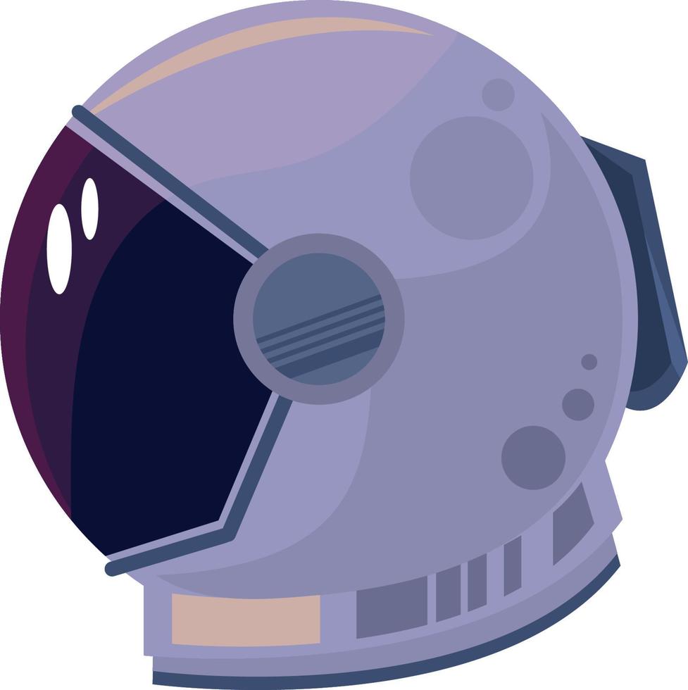 casco da astronauta spaziale vettore