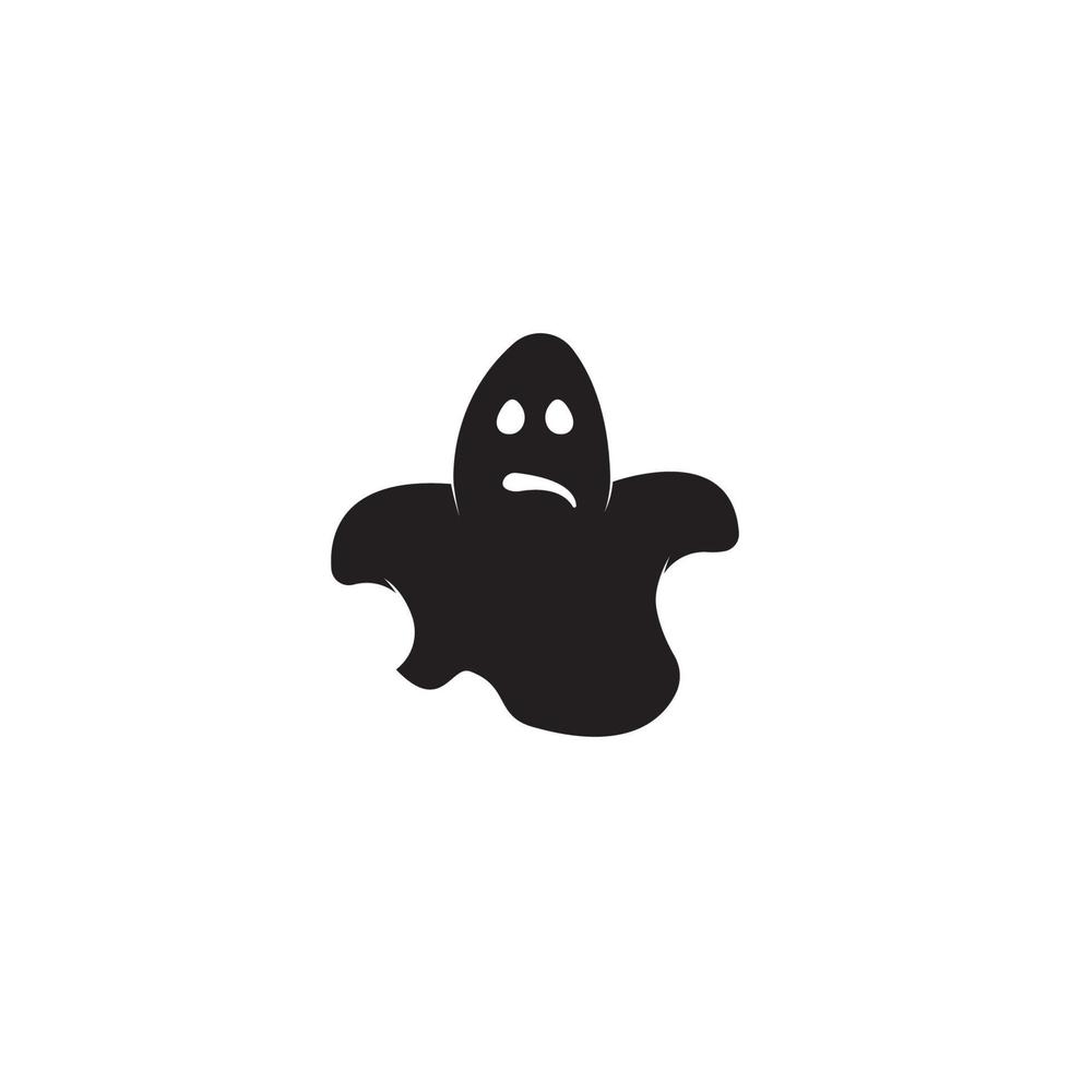 modello vettoriale logo fantasma